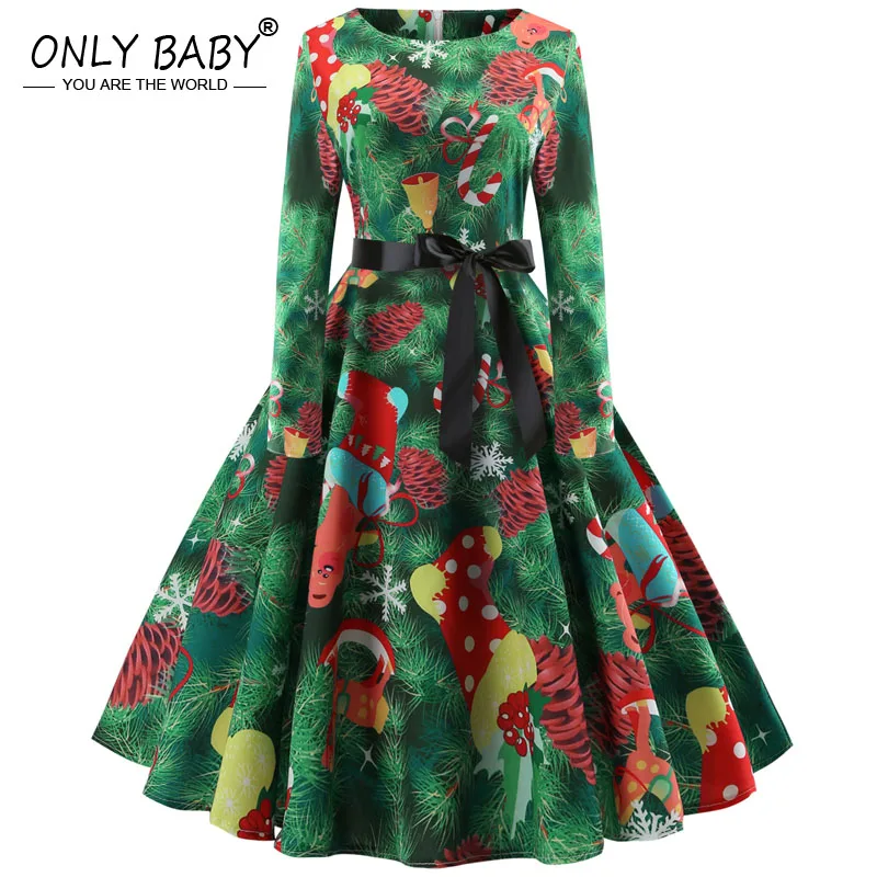 Рождественское платье для девочек костюм детская Рождественская одежда