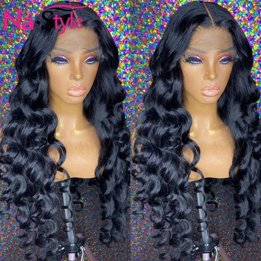 

Loose Wave Lace Front Wig 360 Lace Wig Human Hair Pre Plucked Brazilian Remy Human Hair Wigs Women 150% Density Nastyle