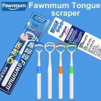fawnmum 1 pcs tongue scraper tongue cleaner remove halitosis tongue coating oral care single stand alone tongue scraping brush