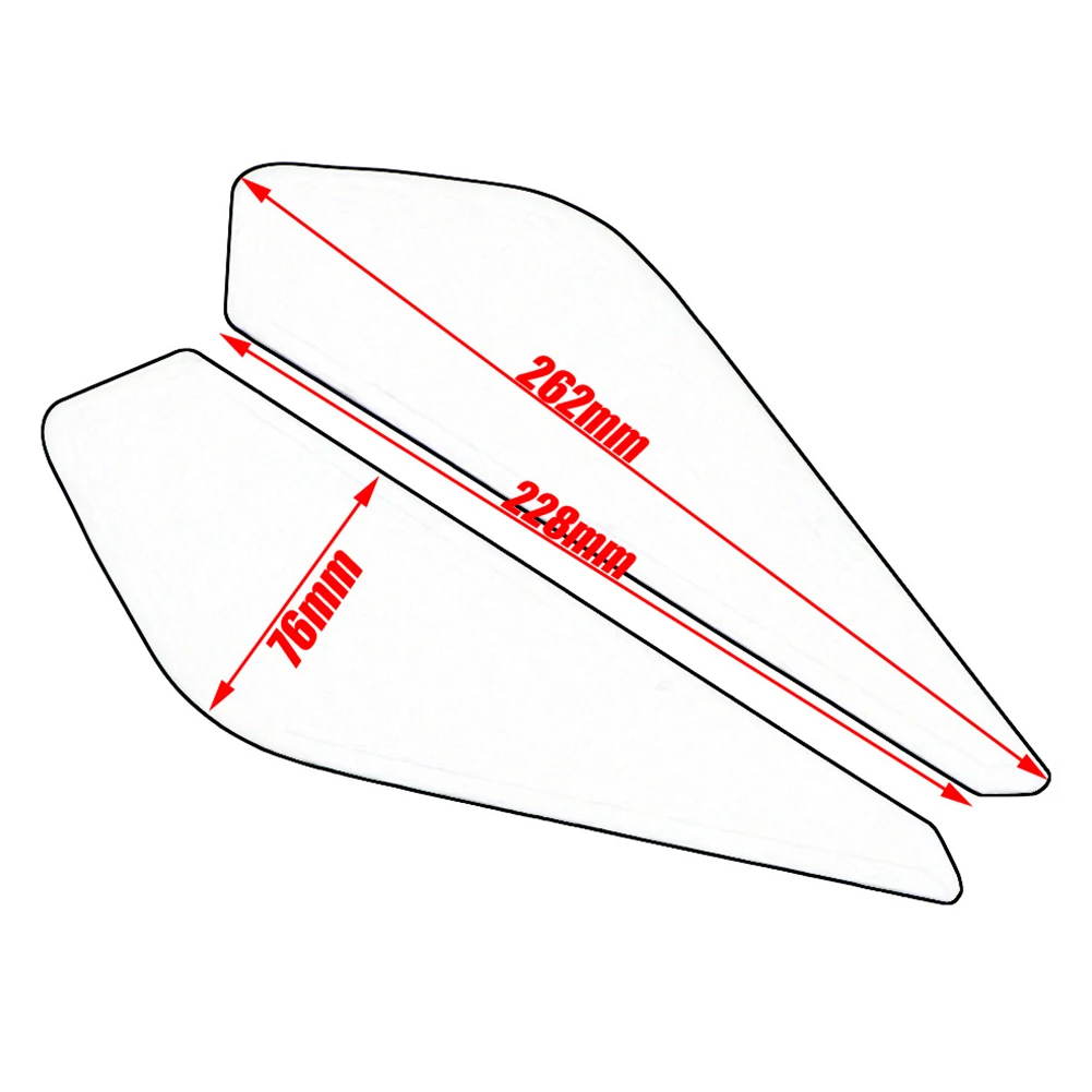 

1pair Styling Modification Rubber Self Adhesive Fuel Tank Sticker Accessories Side Pad Protective For R1200GS R1250GS LC 17-19