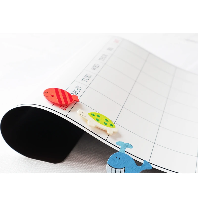 Магнит на холодильник Еженедельный Ежемесячный Планировщик Календарь 2021 график