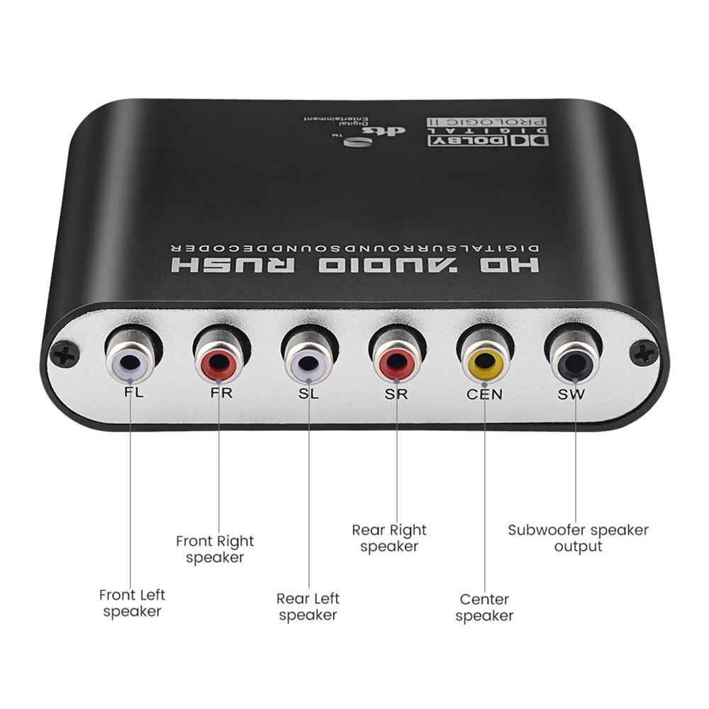 Коаксиальный декодер AIYIMA 5 1 DAC SPDIF коаксиальный в цифровой аналоговый аудио DSP 192