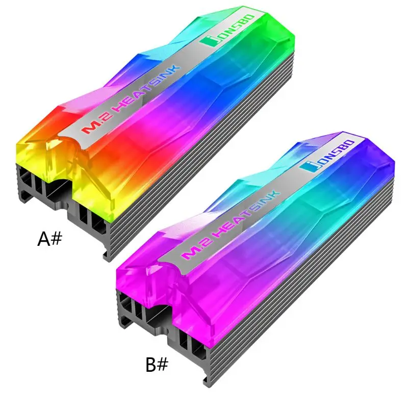 Радиатор радиатор ARGB Magic Color ful светильник SATA NVMe NGFF 2280 M.2 SSD|Кулеры и системы