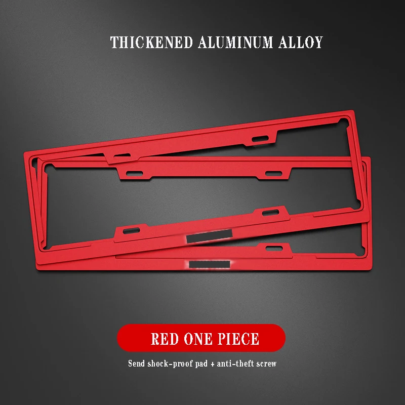 

License Plate Frame Car Number Holder License Plate Holde Customized Trademark European North American License Plate Carbon