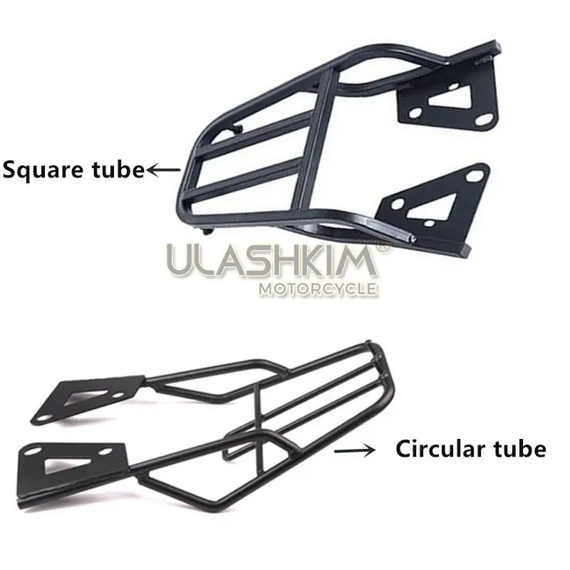 Черная стойка для багажа мотоцикла держатель седла карго полка комплект Honda MSX125