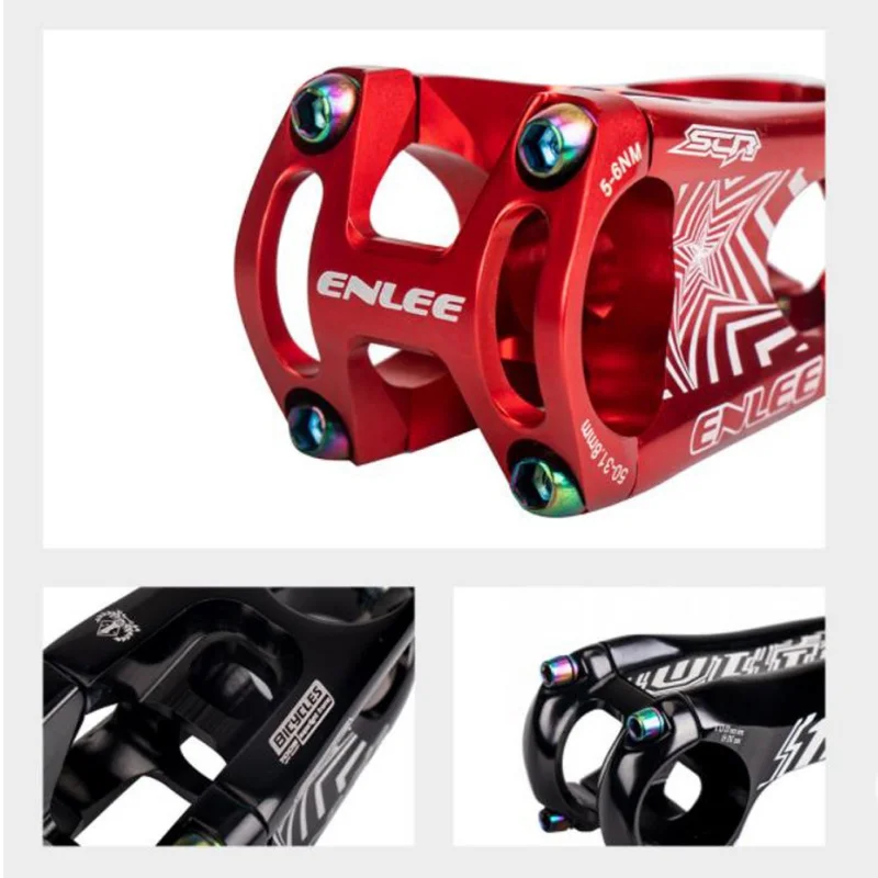 

Mountain Bike Stem Wear-resistant 28.6*31.8*50mm Bike Accessories