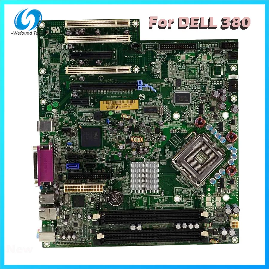Оригинальная настольная материнская плата для DELL 380 G9322 CJ774 WS380 разъем 775 DDR2 BTX