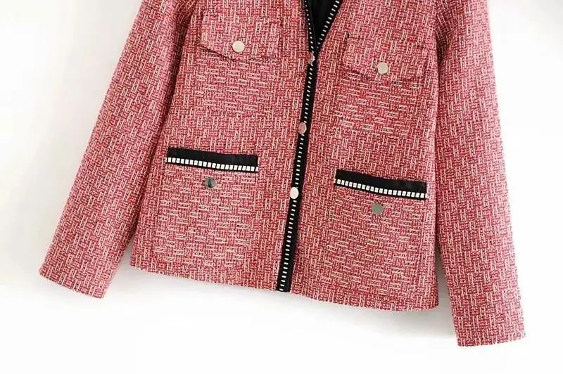 Осенне зимнее женское пальто куртка с v образным вырезом элегантное тонкое