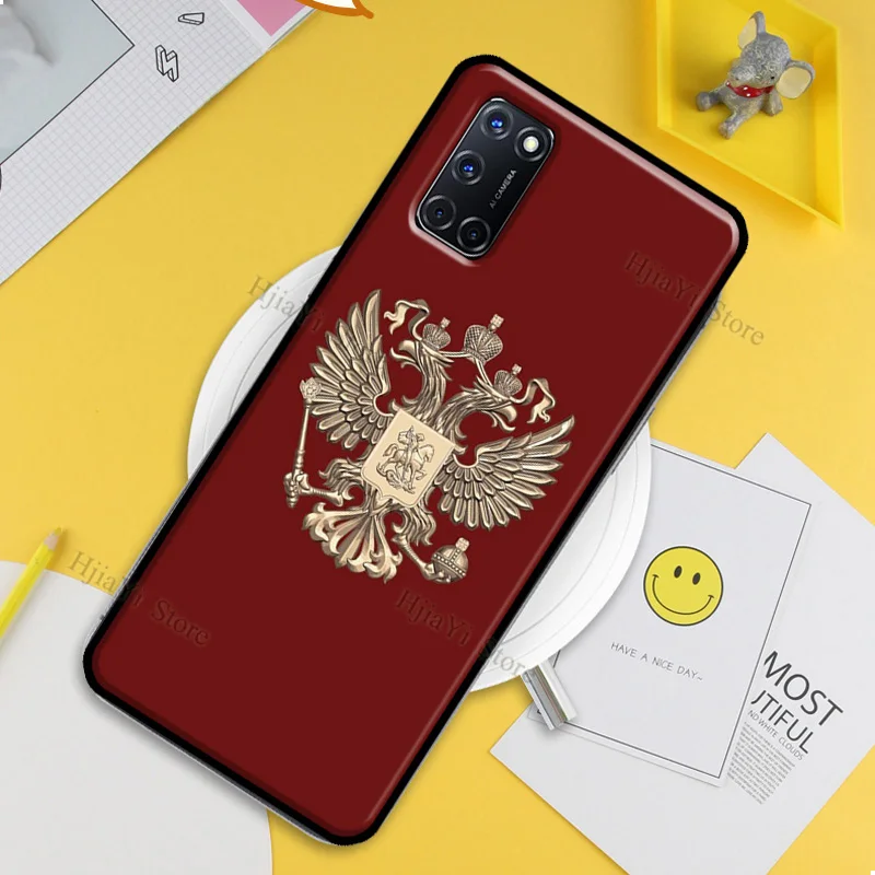 Чехол с гербом Российской империи для OPPO A9 A5 A53 A31 2020 A52 A72 A15 A83 A91 A93 A5S Find X3 Pro Reno 2 Z -