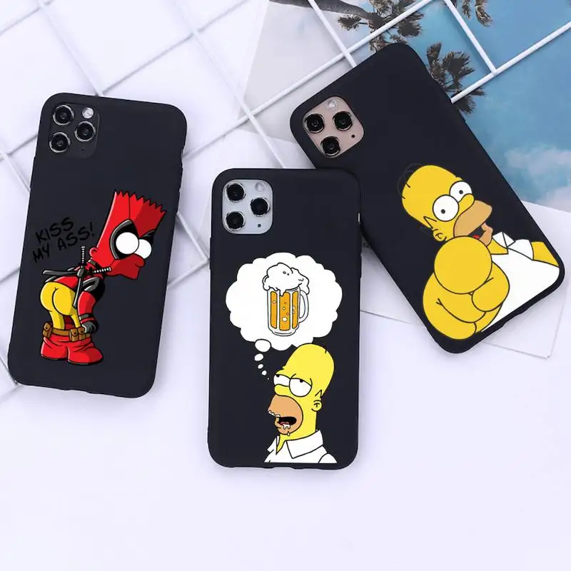 Чехол для телефона с забавным гиппокаром семейства F design simpsone iphone 12 11 Pro Mini XS MAX 8 7 6