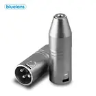 3-контактный штекер XLR для штекера 3,5 мм TRS, гнездовой разъем для микрофона, Аудио Стерео адаптер