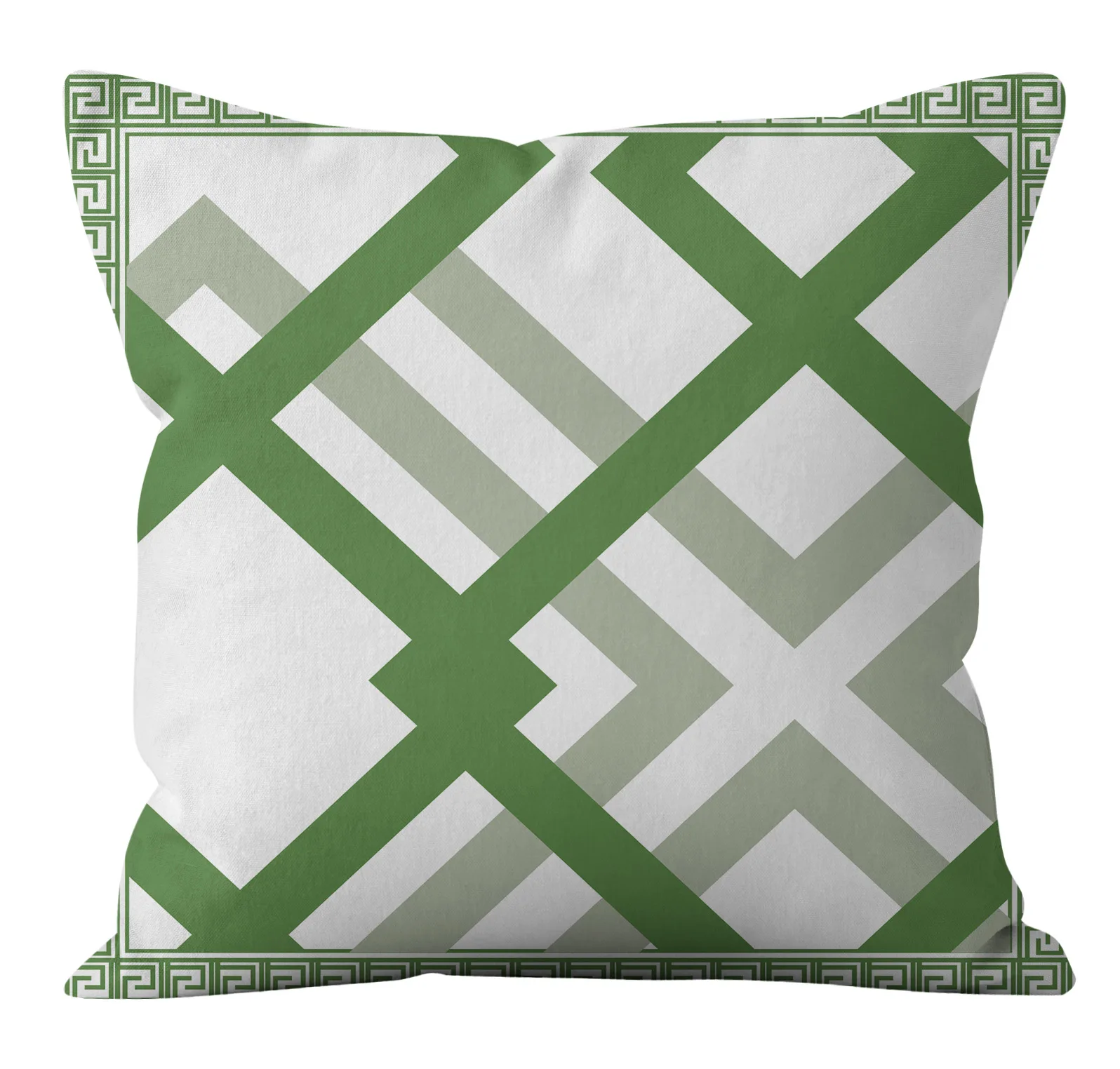 

Simple Green Geometric Pillowcase Striped Rhombus Home Decoration Sofa Cushion Cushion Cover Wholesale