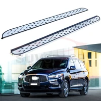 side step fits for infiniti qx60 2013 2020 running board nerf bar 2pcs left right aluminium side step side pedal