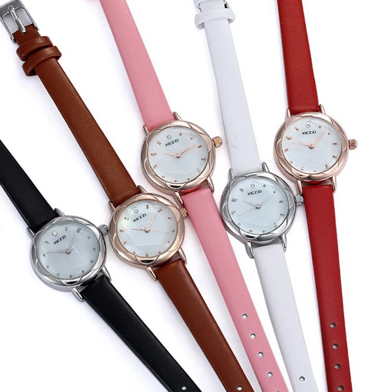 Женские кожаные часы классический дизайн прямоугольные женские