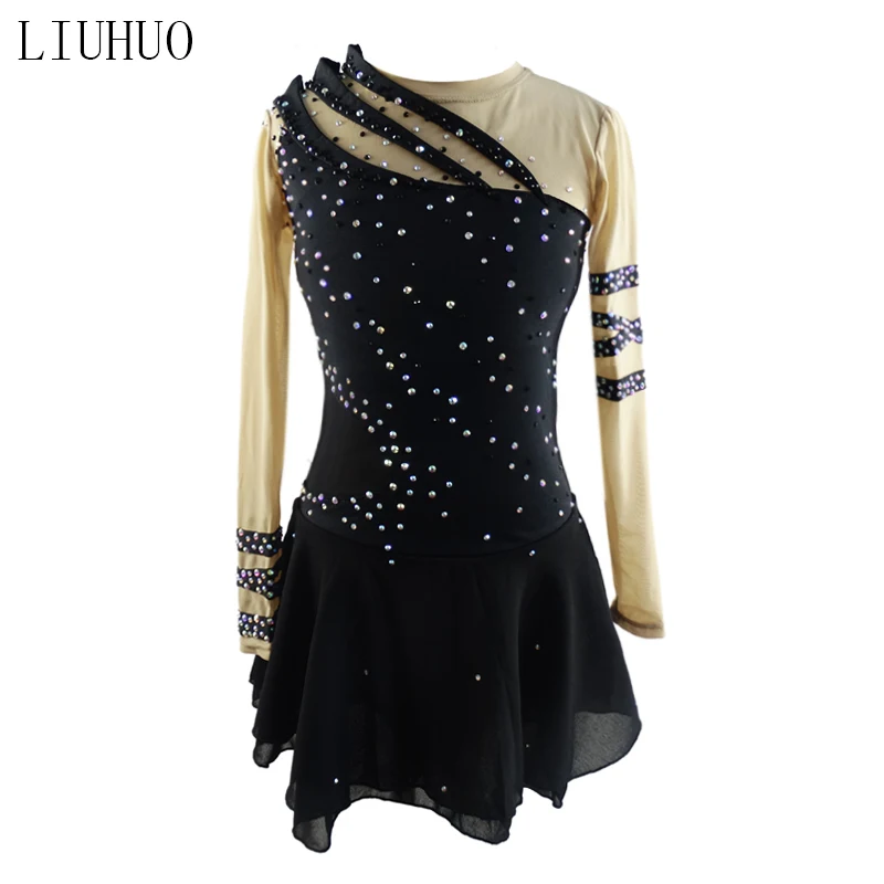 Платье для фигурного катания женщин и девочек платье костюм гимнастики на заказ