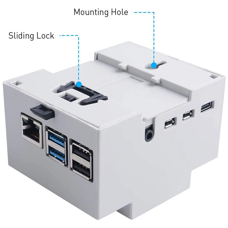 

for Raspberry Pi Motherboard 4B+ Shell 4Th Generation Box Raspberry Pi4 Protective Shell Accessories, with Heat Sink