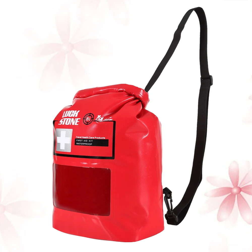 

8L Waterproof First Aid Bag Emergency Kits Empty Travel Dry Bag Rafting Camping Kayaking Portable Bag