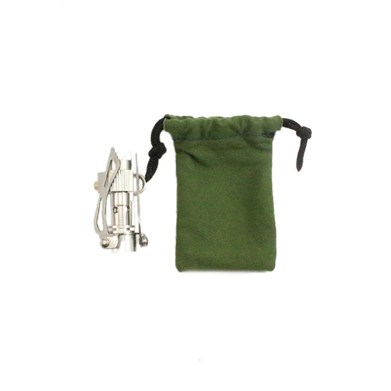 Уличная плита из титанового сплава складная Мини фотопечь для выживания 37 г 2400 Вт