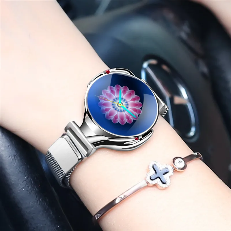 Дамы роскошные моды z38 умный браслет сердечного ритма измерения артериального