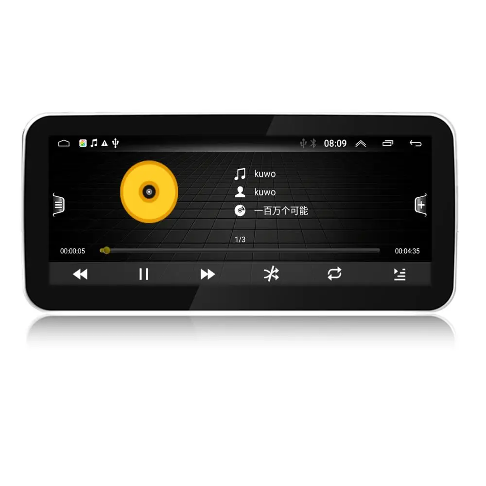 COIKA 10,2" Android 9,0 Система Автомобильный мультимедийный плеер для Audi A4 A5 2009- gps Navi Стерео wifi 4G Bluetooth ips экран 2+ 32