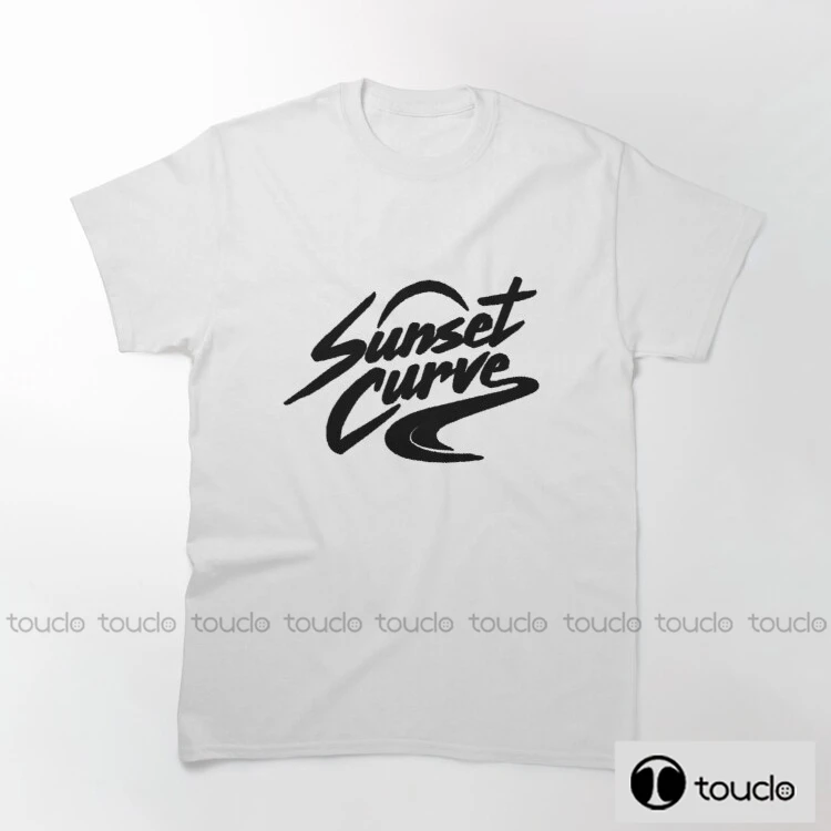 

New Sunset_Curve_Logo_ Mens Crusher Outdoor Graphic T-Shirt Cotton Hot New Top O-Neck Hip Hop T-Shirt Tees Tops Summer Unisex