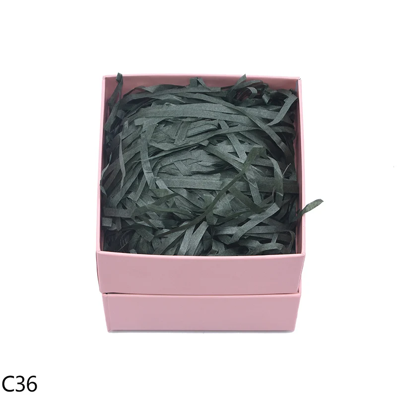 C36 10/20/50 г DIY бумажная рафия измельченные морщинка Бумага конфетти подарки/коробка наполнение Материал наряд в качестве подарка на день рождения Свадебная вечеринка украшения свадебные принадлежности - Цвет: C36