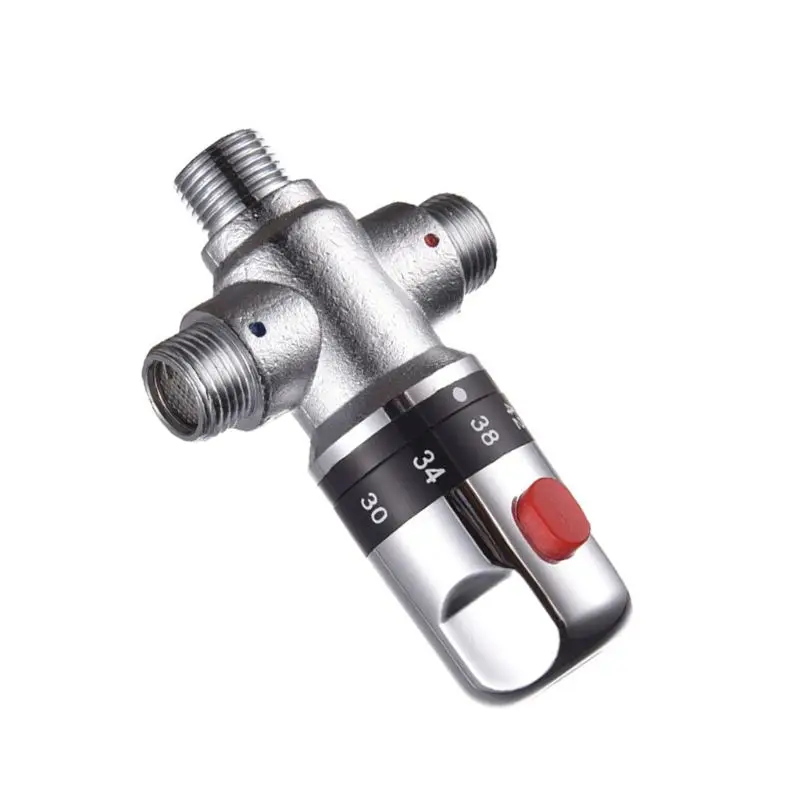 

Brass Thermostatic Mixer Water Temperature Control Bathroom Faucet Valve for Home Bath Shower System Accessories