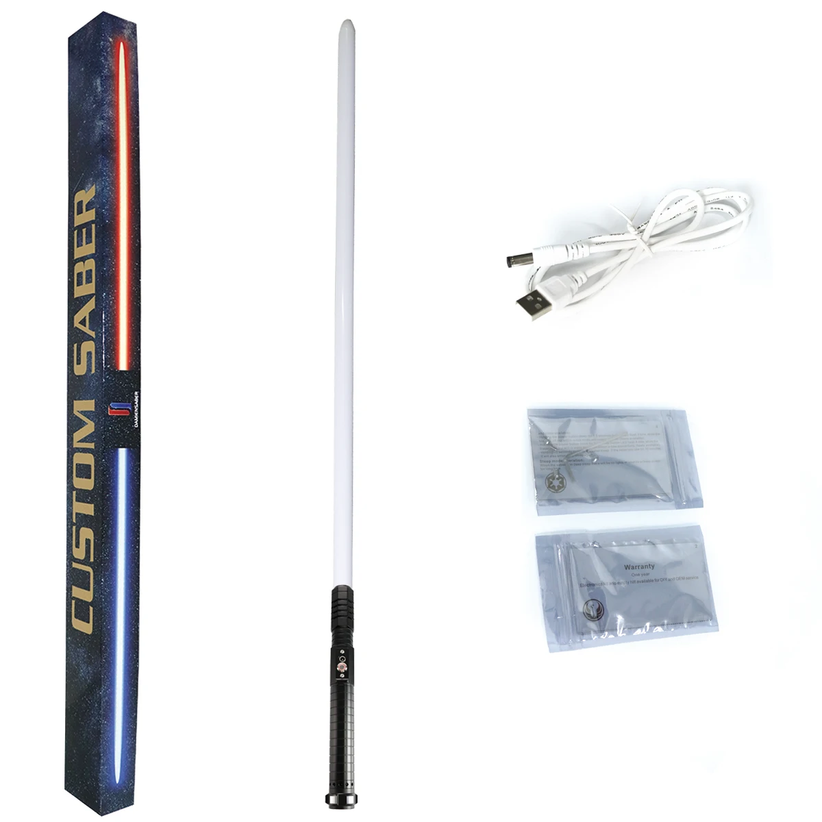 

LGT Lightsaber -Metal Hilt Force FX Heavy Dueling Light Saber Infinite Color Changing with 9 Sound Fonts Sensitive Smooth Swing