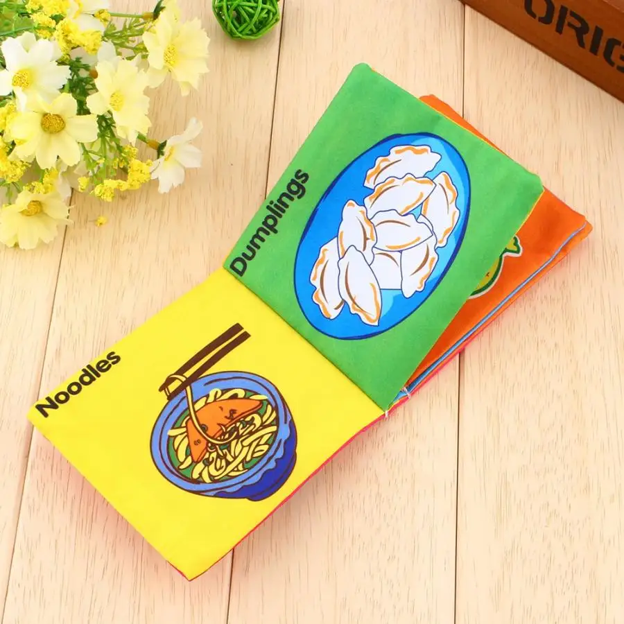 Книжка тканевая развивающая для детей мягкая игрушка познавательная книжка