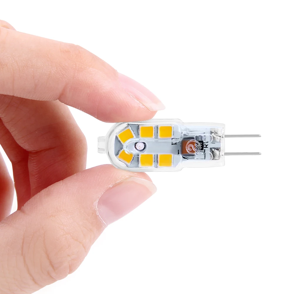 5 шт./лот G9 LED 220 В G4 AV/DC 12 Светодиодная лампа 3 Вт 7 лампочка SMD2835 люстра Замена 30 50 70