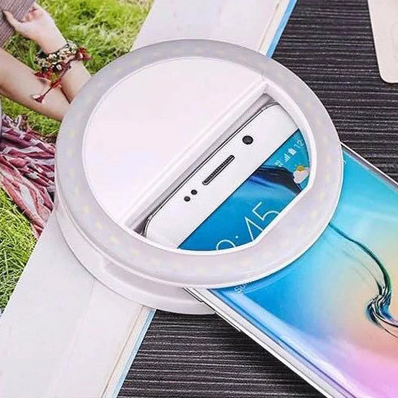 Портативный мини мобильный телефон светодиодный retardateur flash lens beauty fill light для