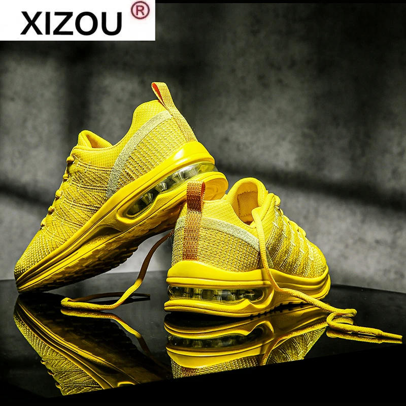 

XIZOU2021New Women Men Comfortables Breathable Non-leather Casual Lightweight Running Wear-resistant Gym Shoes Sneakers Jogging