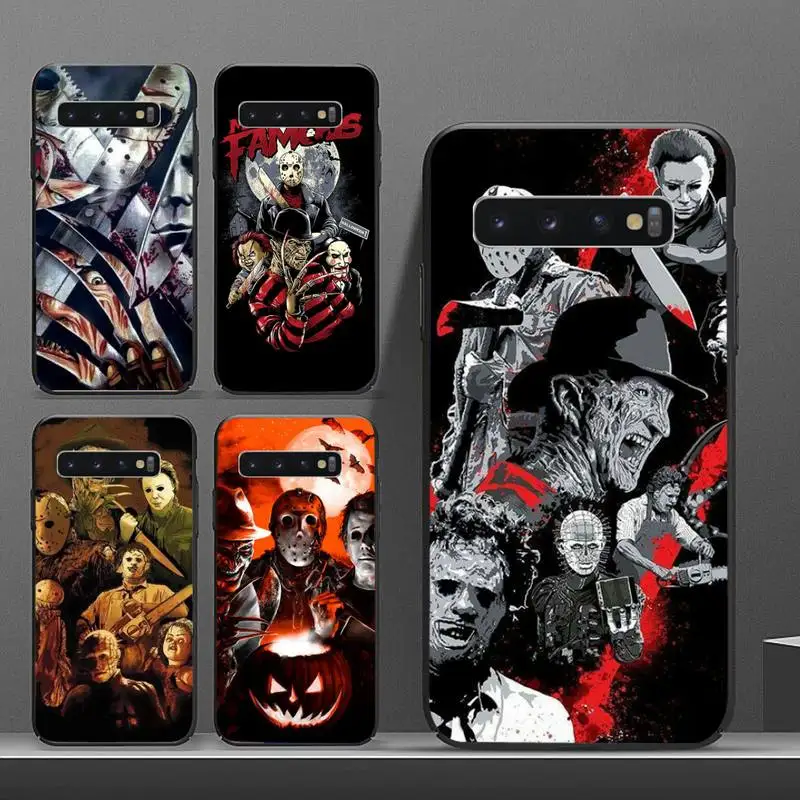 

Movie Horror Icon pattern Phone Cases For Samsung A50 A51 A71 A20E A20S S10 S20 S21 S30 Plus ultra 5G M11 funda shell