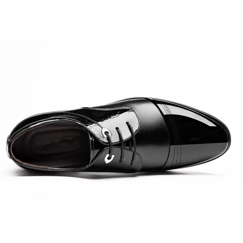 Роскошные Мужские модельные туфли в британском стиле Деловые оксфорды Сезон