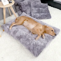 soft kennel removable and washable large dog pet dog bed golden retriever dog mat winter mattress warm winter thickened sleeping