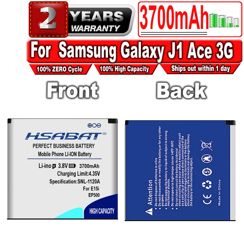 Новый аккумулятор HSABAT 3700 мАч EP500 для мобильных телефонов Sony Ericsson W8/WT18i/ST15i/ E15i/E16i/U