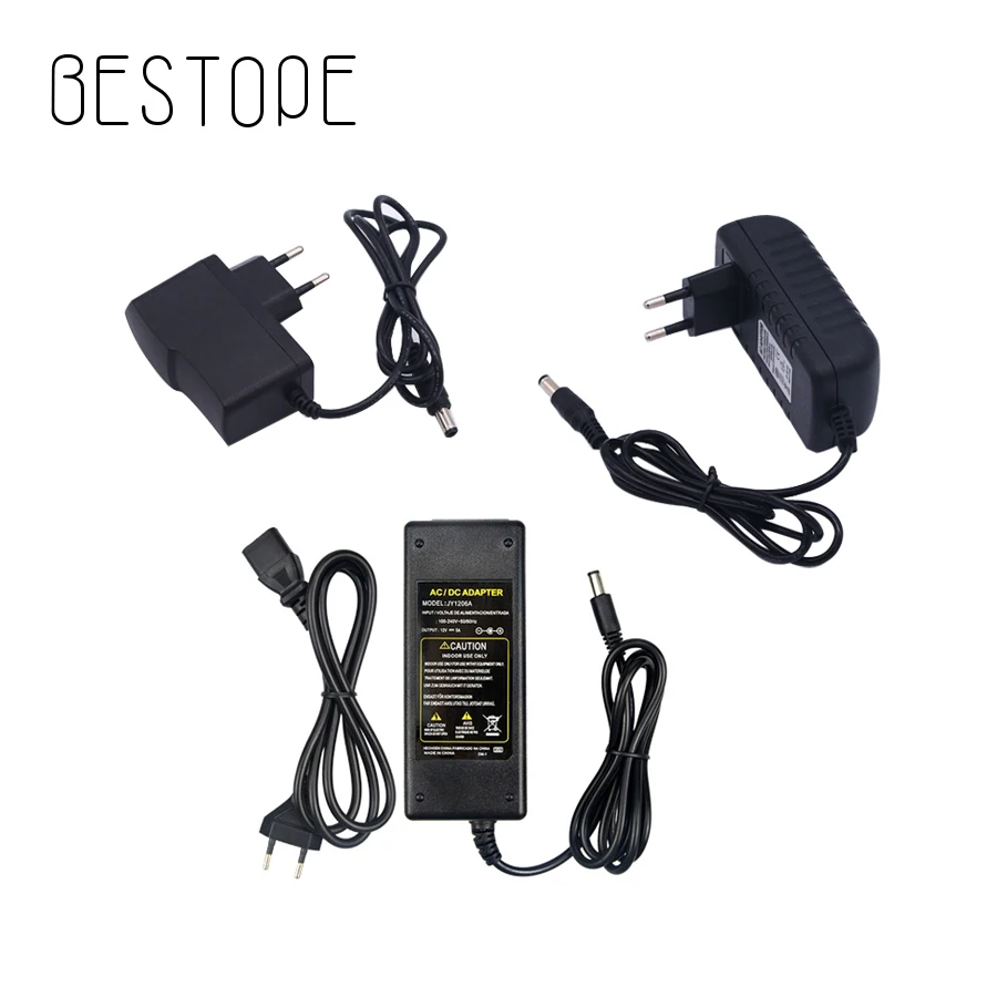 AC 110-240V DC 12V 1A 2A 3A 4A 5A 6A Универсальный адаптер питания зарядное устройство адаптер ЕС США светодиодный светильник полосы