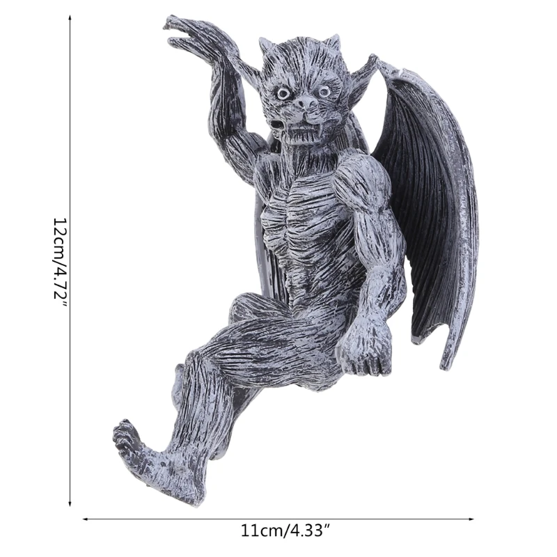 Статуя крылатого гриба смола призрак подвесные фигурки украшение для сада