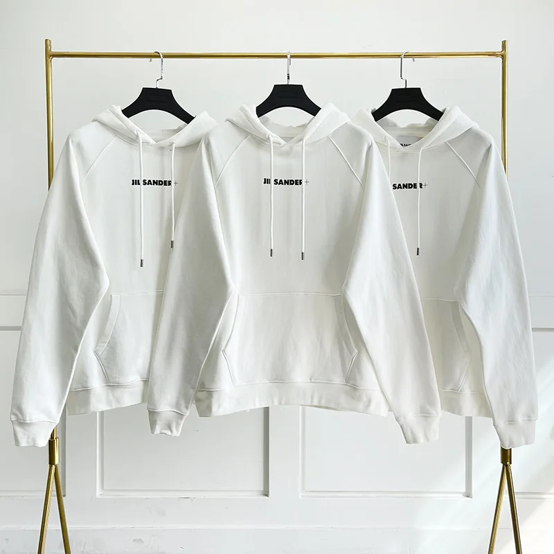 

JiL Sander Hoodies Men and Women Oversized Hoodie Autumn and Winter Hip Hop Cashmere 100%1:1Cotton High Street Loose Sweatshirt