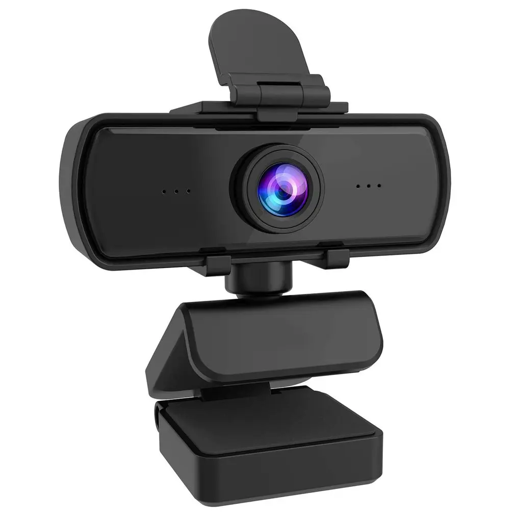 

1080P 2K Computer Web Camera With Safe Cover Tripod For Laptop Desktop Webcam With Built-in Mic Cam Web Camera