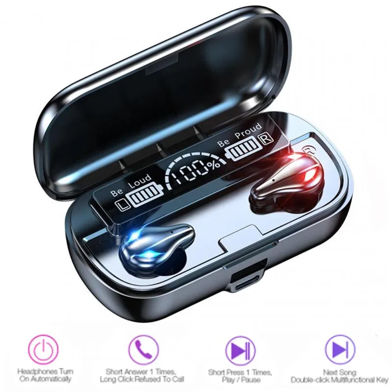 

TWS-наушники X9 с поддержкой Bluetooth и микрофоном