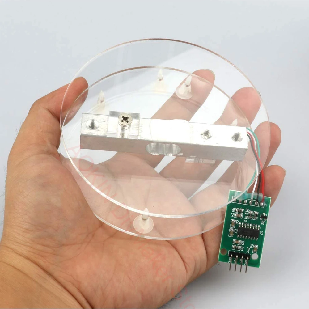 Digital Load Cell Weight Sensor HX711 AD Converter Breakout Module 5KG 10KG Portable Electronic Kitchen Scale for Arduino Scale