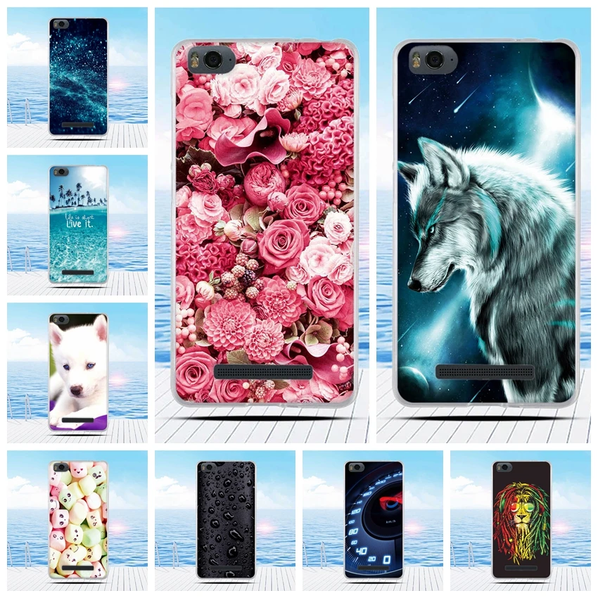 Чехол для Xiaomi Mi 4i 4c Mi4i Mi4c M4i M4c чехол с 3D рельефным рисунком задняя крышка из ТПУ