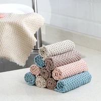 home kitchen towel super absorbent dish towel kichen tools multifunctional wiping rags anti grease cleaning tools