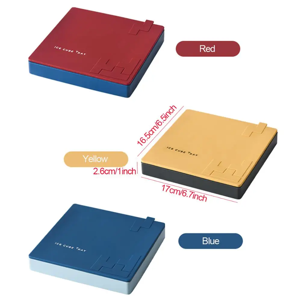 Силиконовый поднос для кубиков льда Тетрис быстрая заморозка еды с крышкой форма