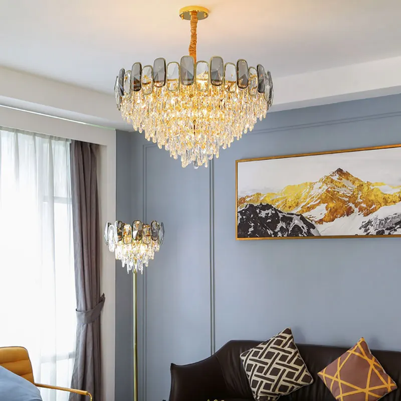 

Led Postmodern Crystal Designer Chandelier Living Room Bedroom Chandelier Lighting Luster Chandelier Lighting Foyer