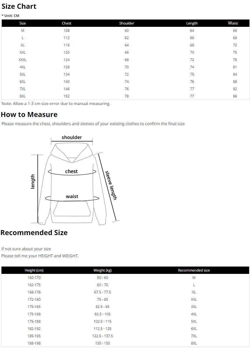 Мужская толстовка с капюшоном размеры до 5XL 6XL 7XL 8XL |