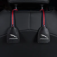 12pcs leather car seat back storage hook portable hook groceries bag handbag for jaguar xf xe xj f pace s type f type e pace xk