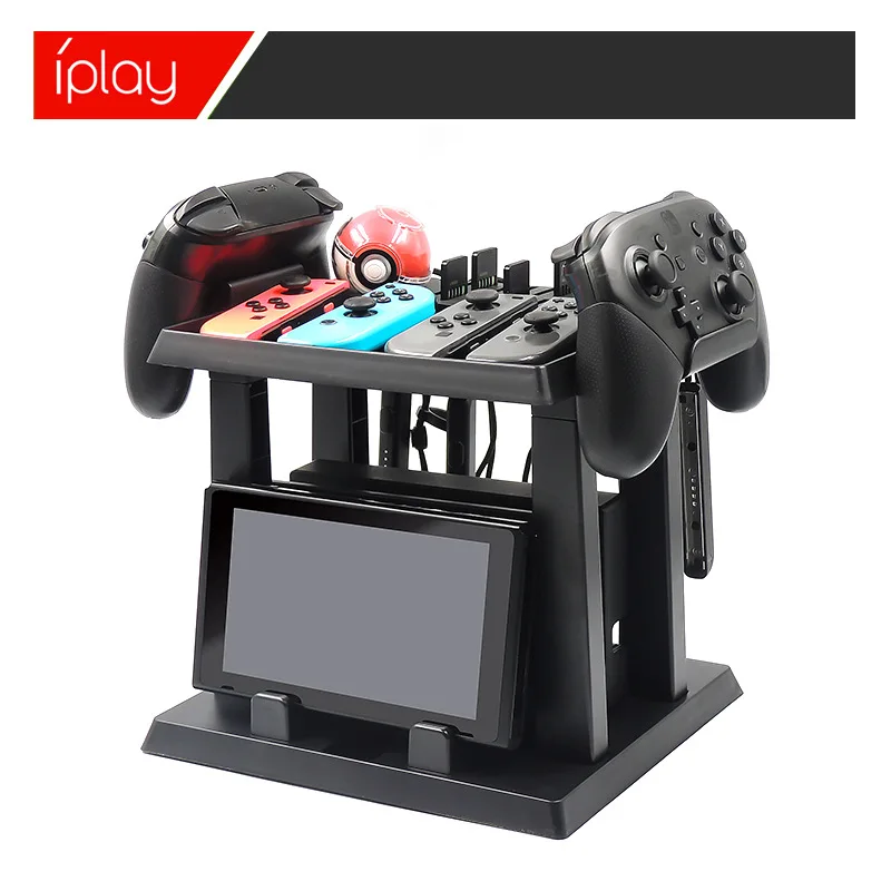 Nintendo Switch Joy-Con игровая Ручка фиксированным лезвием Зарядное устройство nintendo игровых аксессуаров 6-в 1PRO Зарядное устройство