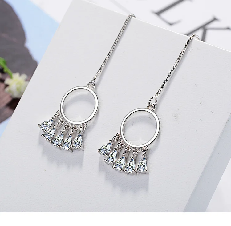 Женские серьги подвески в виде Ловец снов из серебра 925 пробы|Серьги-подвески| |